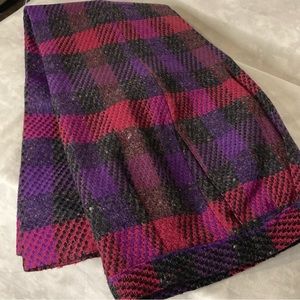 Vintage Christian Dior Plaid Wool Pants